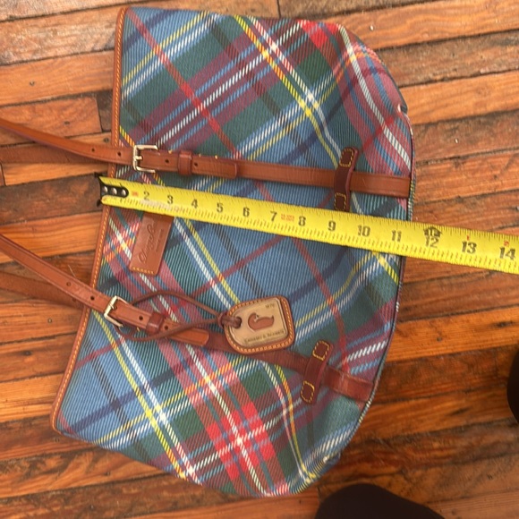 Dooney & Bourke Tartan Tote Bag - Picture 8 of 11